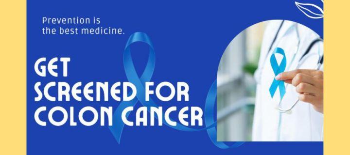 Prevention is the best medicine. Get screened for colon cancer.